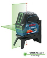 Bosch GCL 2-15 G Combi laser, GREEN BEAM 15 m Cross Line With 2 Point Laser + RM1 Rotating Mount + Target Plate + Case £259.95